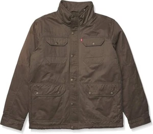 Chaqueta militar para hombre Levi's cuello alto XL verde oliva - Imagen 1 de 3