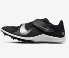 Nike Men’s 8 Zoom Rival Track & Field Jumping Spikes Black/silver Dr2756-001 New