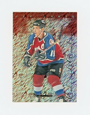 JOE SAKIC 1995-96 Leaf Limited #64 Colorado Avalanche HOF - Image 1 of 2