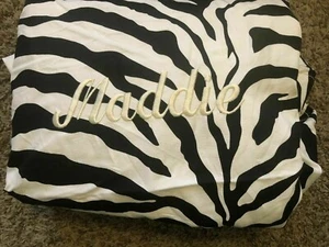 Pottery Barn Teen Zebra überall Sitzsack Schutzhülle nur groß 41 Zoll - Bild 1 von 6