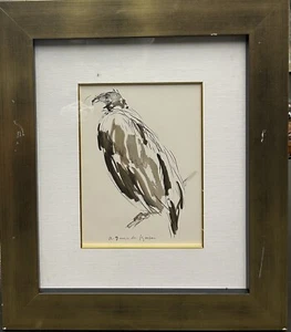 DUNOYER DE SEGONZAC ANDRÉ LITHOGRAPH PIGEONS-SIGNED ART. - Picture 1 of 6