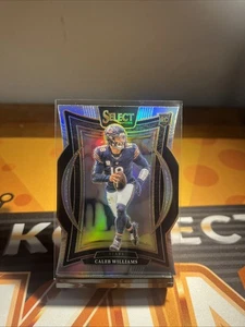 2024 Panini Select Concourse Caleb Williams #25 Silver Prizm Die Cut RC Bears - Picture 1 of 2