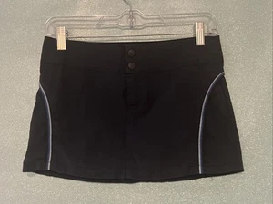 ZARA Trf Mini Skirt Blue Stretch Size 4 Y2K - Picture 1 of 4