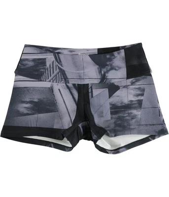 Reebok Womens Chase Bootie Flat Athletic Workout Shorts, Black, Small - Image 1 of 2