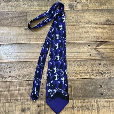 Davenport Vintage 1997 The Phantom Ghost Who Walks Purple Necktie Polyester 58” - Image 1 of 4