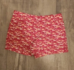 Vineyard Vines Shorts Youth Size 8 Pink Whale Print Soft Comfort Girl - Picture 1 of 3