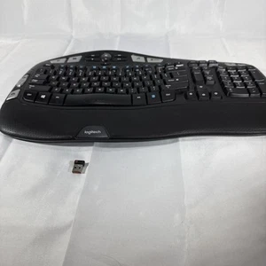 Logitech Ergonomic Keyboard K350 Wireless mit USB Dongle - Bild 1 von 10