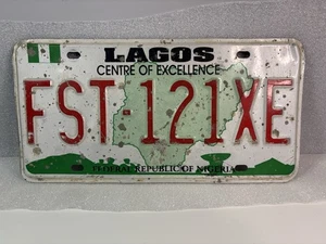 Matrícula Lagos Nigeria Número Africano Nigeria Genuino Usado Estado - Imagen 1 de 6