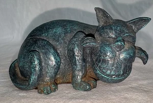 Vintage Rare DIDO 1997 Smiling Cat Cheshire Cat Resin Figurine 4” x 2” - Picture 1 of 15