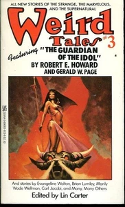 Weird Tales #3 Featuring Robert E Howard Lin Carter 1st Zebra Paperback Original - Picture 1 of 1