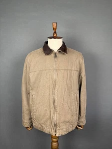 Camel Active Mens Jacket Size 54 Brown Cotton Long Sleeve Full Zipper - Picture 1 of 15