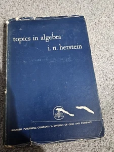 Topics in Algebra by I.N. Herstein 1964 First Edition HC - Picture 1 of 4