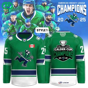Abbotsford Canuck AHL Champions Cup 2025 Hockey Trikot S-5XL - Bild 1 von 3