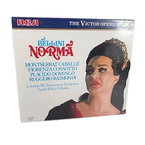 Bellini - Norma - Caballe, Domingo - 3 CD Set - London Philharmonic - New-Sealed - Imagen 1 de 3