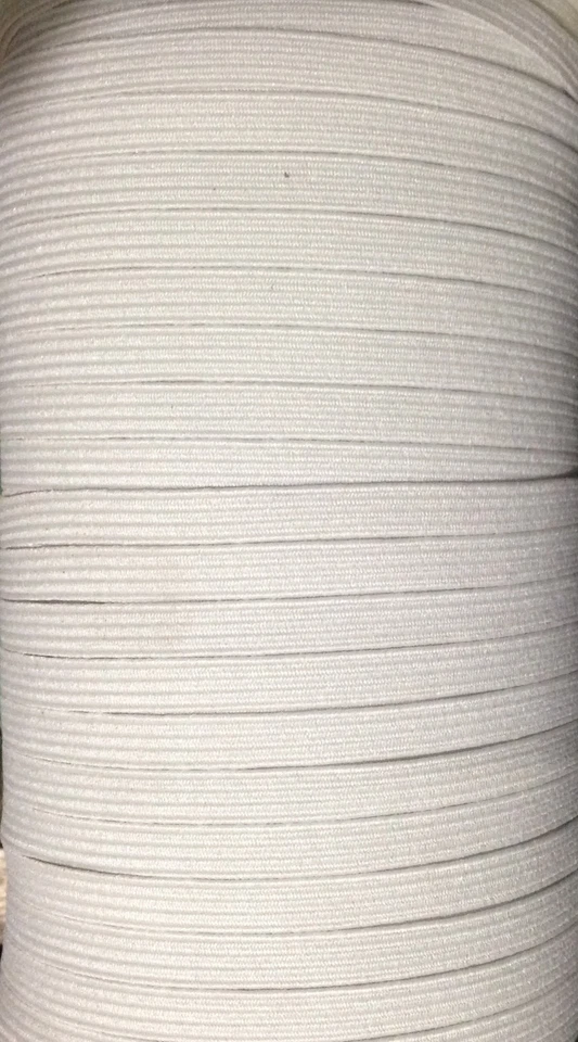 Tejido Elástico Talla 1/4" para Cinturas Mangas Ropa Interior Falda Foto 1 de 1