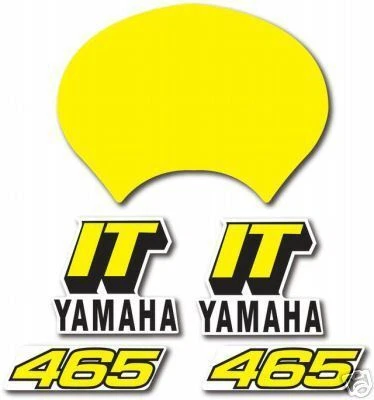 YAMAHA 1981 IT465 ПОЛНЫЙ НАБОР НАКЛЕЕК ГРАФИЧЕСКИЙ НАБОР КАК НОВЫЙ ИЗ СТАРЫХ ЗАПАСОВ - Изображение 1 из 1