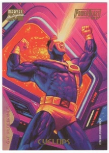 1994 Marvel Masterpieces POWER BLAST Foil Chase Karte #4 Cyclops kostenloser Versand! - Bild 1 von 2