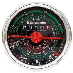 Traktormeter Drehrichtung links 20 km/h_Fendt_KD 210.5, D 208, FW 150 - Bild 1 von 1