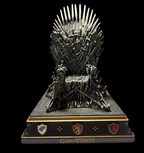 1 Juego de Tronos Sujetalibros Trono de Hierro Espadas Silla Réplica Sin Caja 7.5” Alto 3LBS - Imagen 1 de 15
