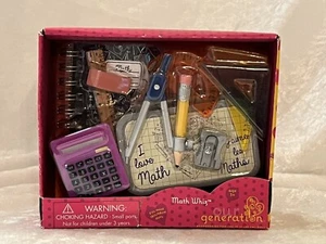 UNSERE GENERATION "Math Whiz" Set - für 18" Puppen - 11 Artikel - NEU - Bild 1 von 4