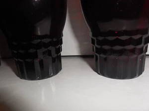 Anchor Hocking Royal Ruby : gobelets Newport 4-6" (16 oz) - Photo 1/6