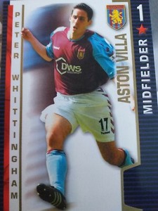 (-0-) PETER WHITTINGHAM - Shoot Out 2004 -2005 -Trading Card - ASTON VILLA
