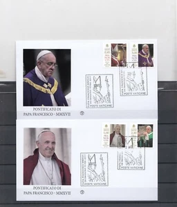 Vatican official philatelic envelopes postal stationery pontificate Pope Francis - Picture 1 of 1