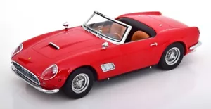 1960 FERRARI 250 GT CALIFORNIA SPYDER EUROPEAN VERSION RED 1:18 KK SCALE MODELS - Picture 1 of 9