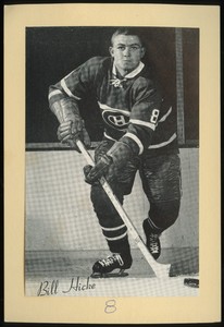 1944-64 Bee Hive Hockey Photos (Group 2) Bill Hicke #NNO - Montreal Canadiens