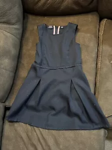 Girl's IZOD Approved Schoolwear School Uniform Dress Blue Sz 7R - Picture 1 of 3