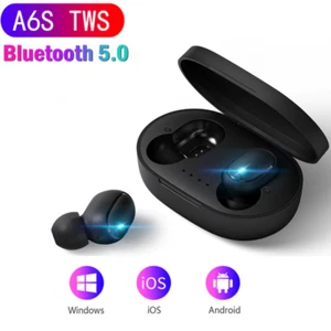 A6S TWS Bluetooth 5.0 Earphone Noise Cancelling fone Headset With Mic Handsfree  - Imagen 1 de 1