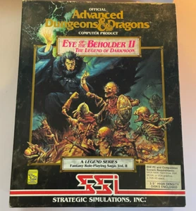 Advanced Dungeons Dragons Eye of the Beholder II 2 PC Game Big Box 3.5" Disks - Picture 1 of 4