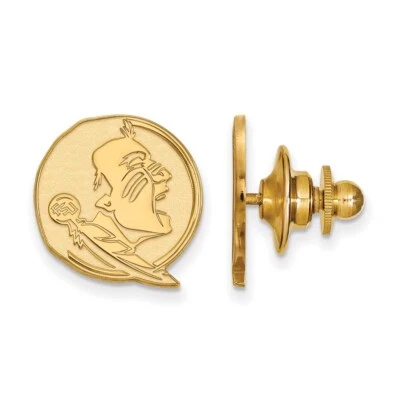 14k Yellow Gold LogoArt Florida State University Lapel Pin - Image 1 of 2