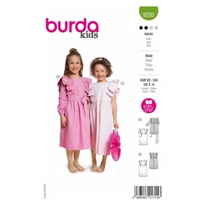 Burda Kids Schnittmuster Nr. 9220 - Kleid - Festkleid - elegant - 2 Varianten - Bild 1 von 4