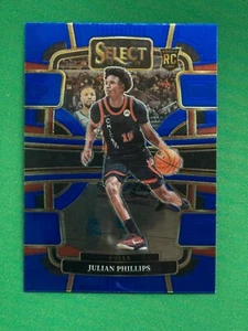 2023-24 Panini Select Basketball Blue Retail Parallel #82 Julian Phillips RC - Picture 1 of 2