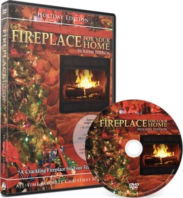 Crackling Fireplace DVD: Holiday Yule Log Edition with Christmas Music! #2 - Image 1 of 3