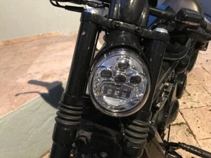 FITS Harley Davidson VROD V-ROD VRSC LED HEADLIGHT – CHROME - Bild 1 von 8