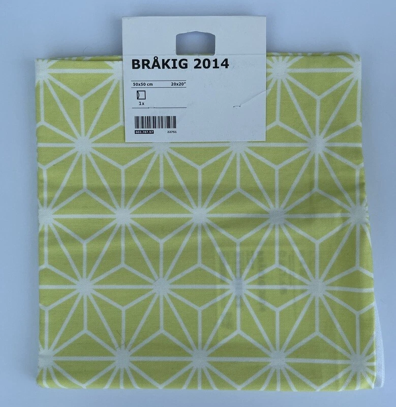 IKEA Brakig 2014 Yellow Cushion Cover New - Image 1 of 1