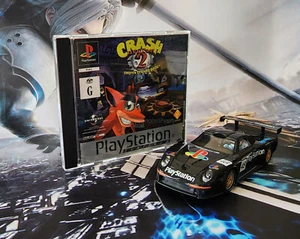 Sony Playstation 1 ps1 game PAL CRASH BANDICOOT 2 CORTEX STRIKES BACK PLATINUM - Picture 1 of 3