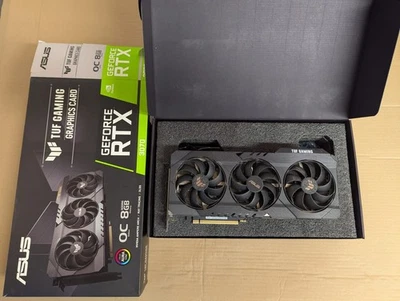 ASUS TUF GeForce RTX 3070 OC Gaming 8GB GDDR6 GPU Scheda video Full set - Immagine 1 di 3