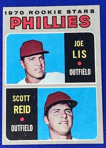 1970 Topps #56 Philadelphia Phillies Rookie Stars Joe Lis Scott Reid RC - Bild 1 von 2