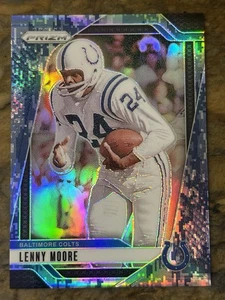 2024 Panini Prizm Lenny Moore Navy Camo 1/25 #296 Baltimore Colts RARE - Picture 1 of 2