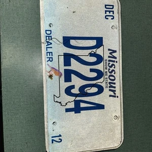 Etiqueta de distribuidor Missouri 2012. D2294 - Imagen 1 de 1