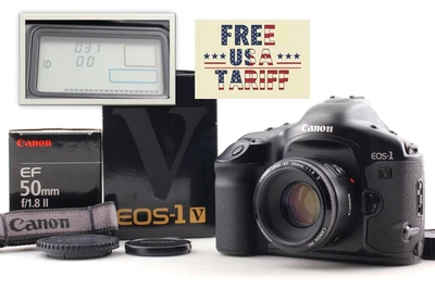 ⏯️ Count 031 [MINT+++ w/ 50mm F1.8 II Lens Box] Canon EOS 1V Camera Body JAPAN - Image 1 of 4