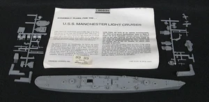 1/600 Lindberg Models HMS MANCHESTER British Light Cruiser BAGGED KIT!! - Picture 1 of 1