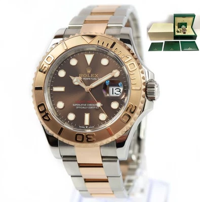 Mint 2023 Rolex Yacht-Master 126621 40MM Chocolate Two-Tone Rg Box Papers - Image 1 of 4