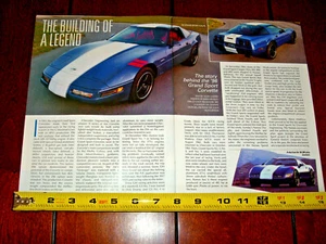 CORVETTE GRAND SPORT 1996 ARTICOLO ORIGINALE 2005 - Foto 1 di 6