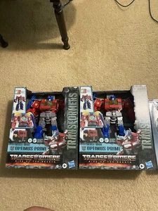 2x Hasbro Transformers: Rise of the Beasts Beast-Mode Optimus Prime Figures - Picture 1 of 13