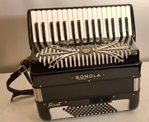 AKORDEON SONOLA 72 bas 3chóry super stan najwyższa jakość! - Zdjęcie 1 z 11
