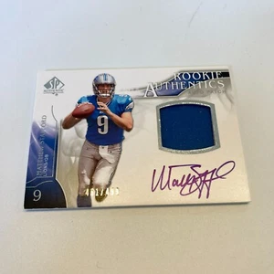 2009 Upper Deck SP Authentic Matthew Stafford Auto Jersey RC /499 - Picture 1 of 3